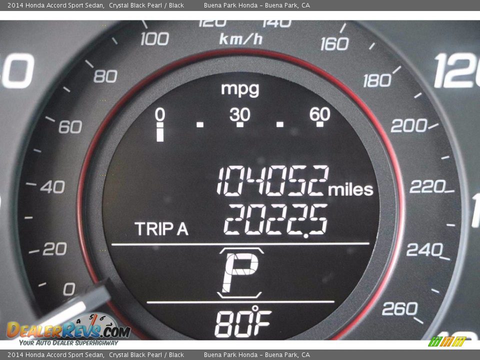 2014 Honda Accord Sport Sedan Crystal Black Pearl / Black Photo #29