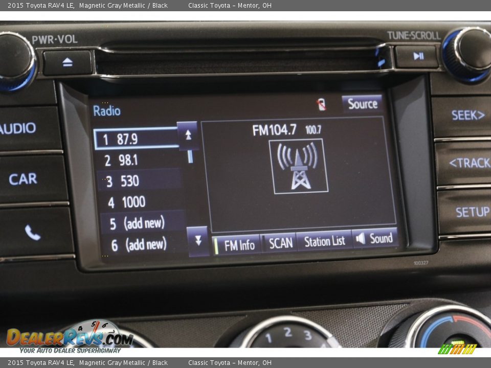 2015 Toyota RAV4 LE Magnetic Gray Metallic / Black Photo #10