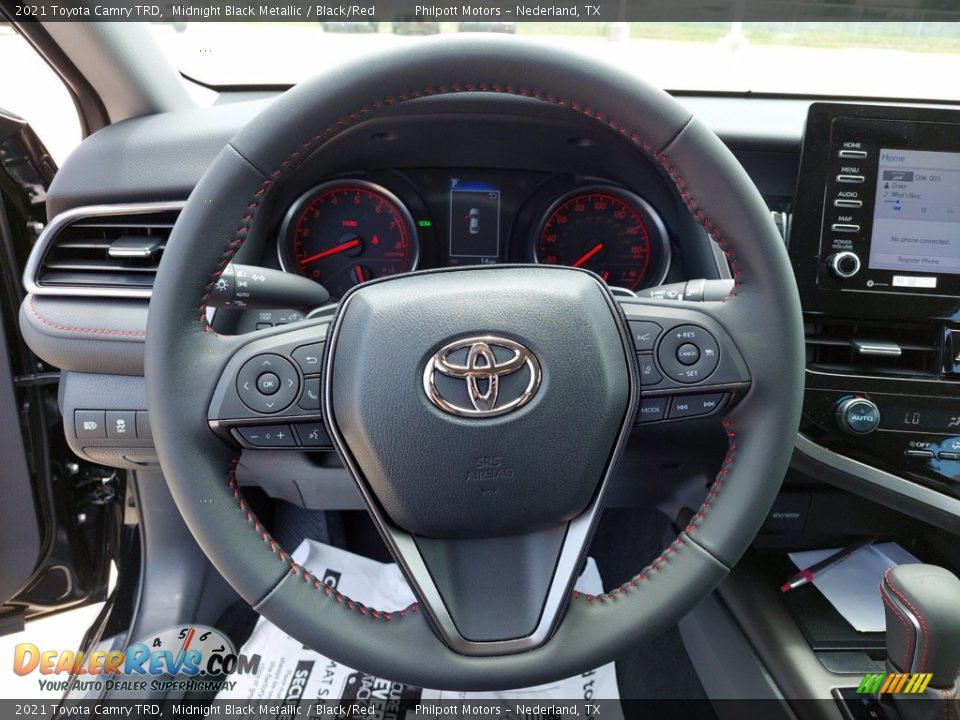 2021 Toyota Camry TRD Steering Wheel Photo #14