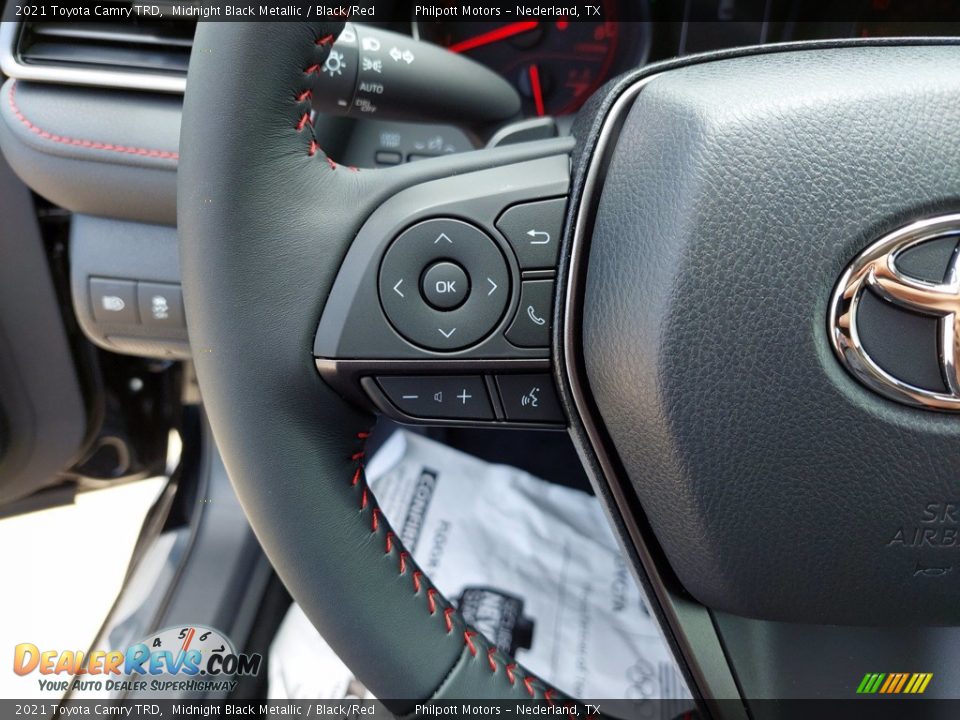 2021 Toyota Camry TRD Steering Wheel Photo #15
