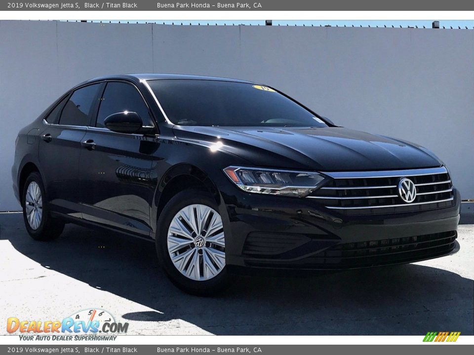 2019 Volkswagen Jetta S Black / Titan Black Photo #12