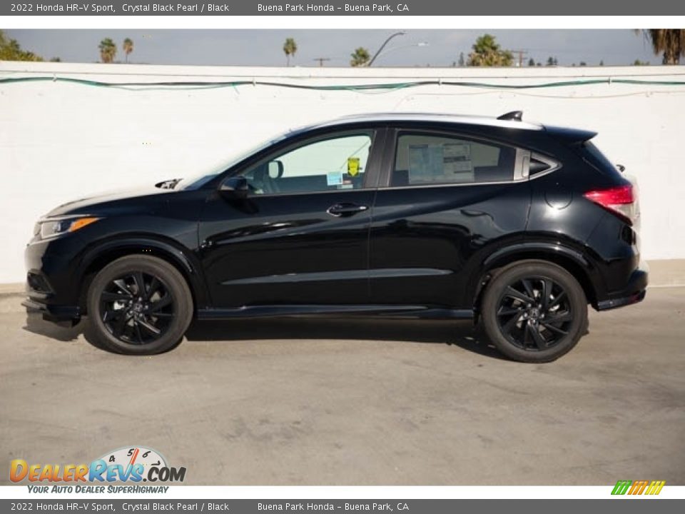 Crystal Black Pearl 2022 Honda HR-V Sport Photo #4