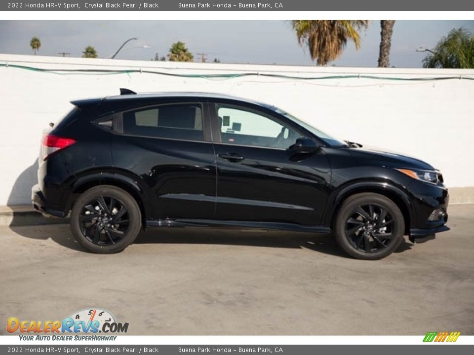 Crystal Black Pearl 2022 Honda HR-V Sport Photo #8