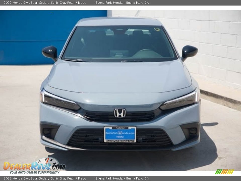 2022 Honda Civic Sport Sedan Sonic Gray Pearl / Black Photo #3