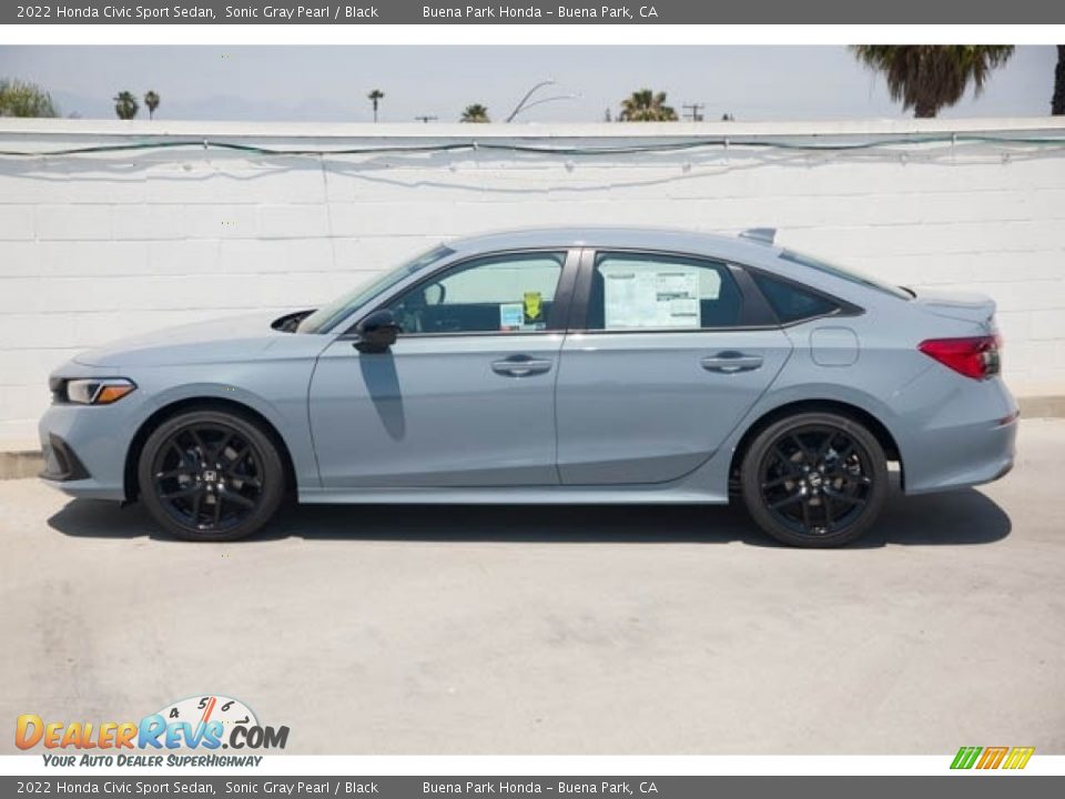 Sonic Gray Pearl 2022 Honda Civic Sport Sedan Photo #4