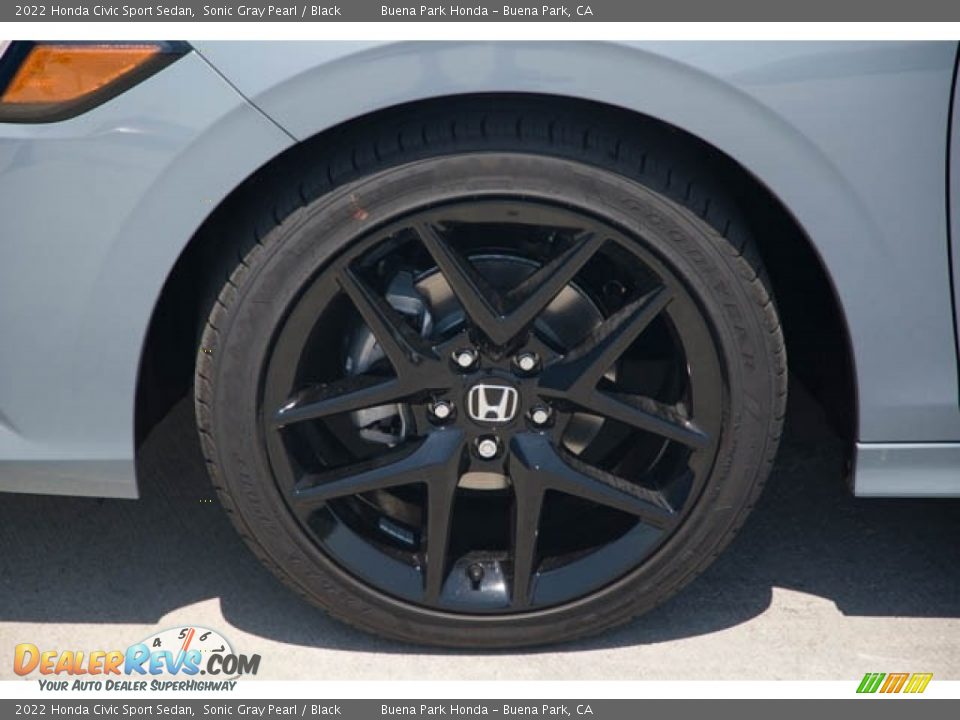 2022 Honda Civic Sport Sedan Sonic Gray Pearl / Black Photo #13