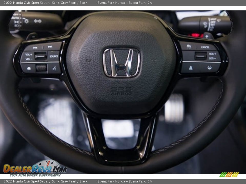 2022 Honda Civic Sport Sedan Sonic Gray Pearl / Black Photo #19
