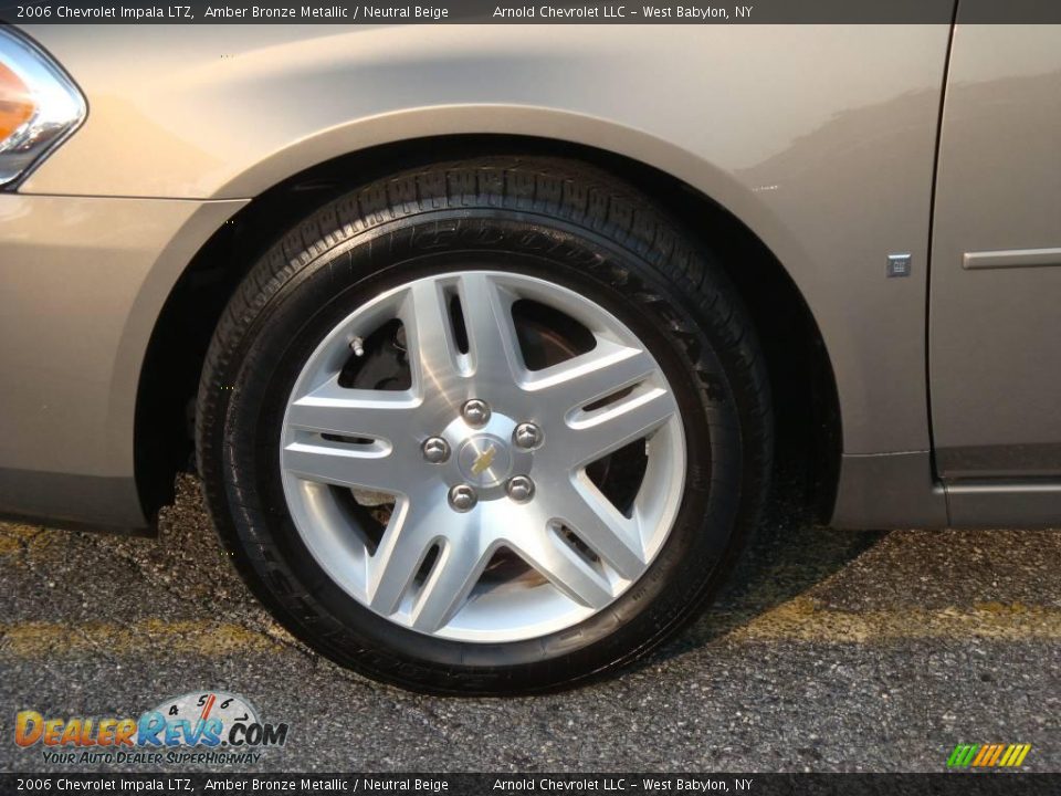 2006 Chevrolet Impala LTZ Amber Bronze Metallic / Neutral Beige Photo #7
