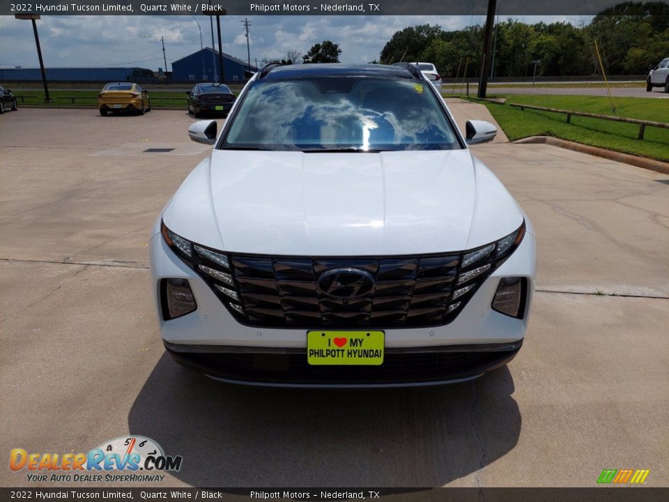 2022 Hyundai Tucson Limited Quartz White / Black Photo #2