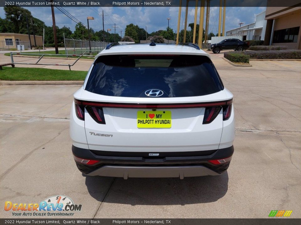 2022 Hyundai Tucson Limited Quartz White / Black Photo #6