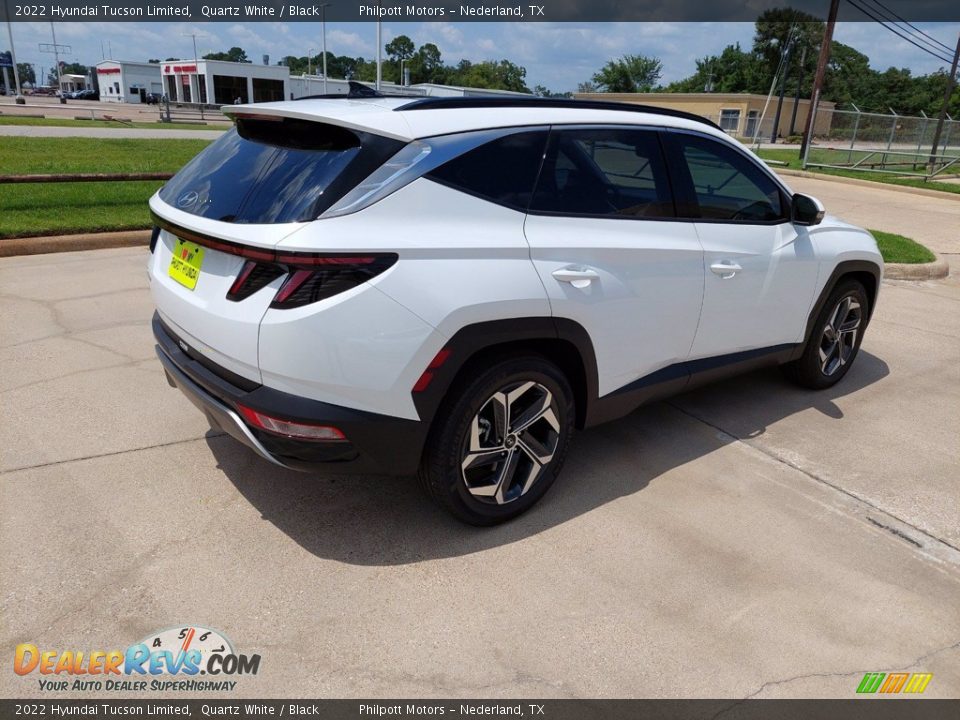 2022 Hyundai Tucson Limited Quartz White / Black Photo #7