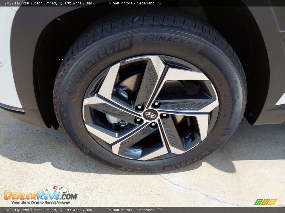 2022 Hyundai Tucson Limited Quartz White / Black Photo #9
