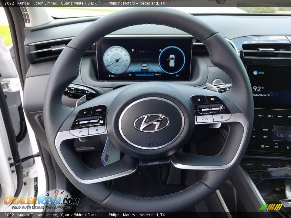 2022 Hyundai Tucson Limited Quartz White / Black Photo #13