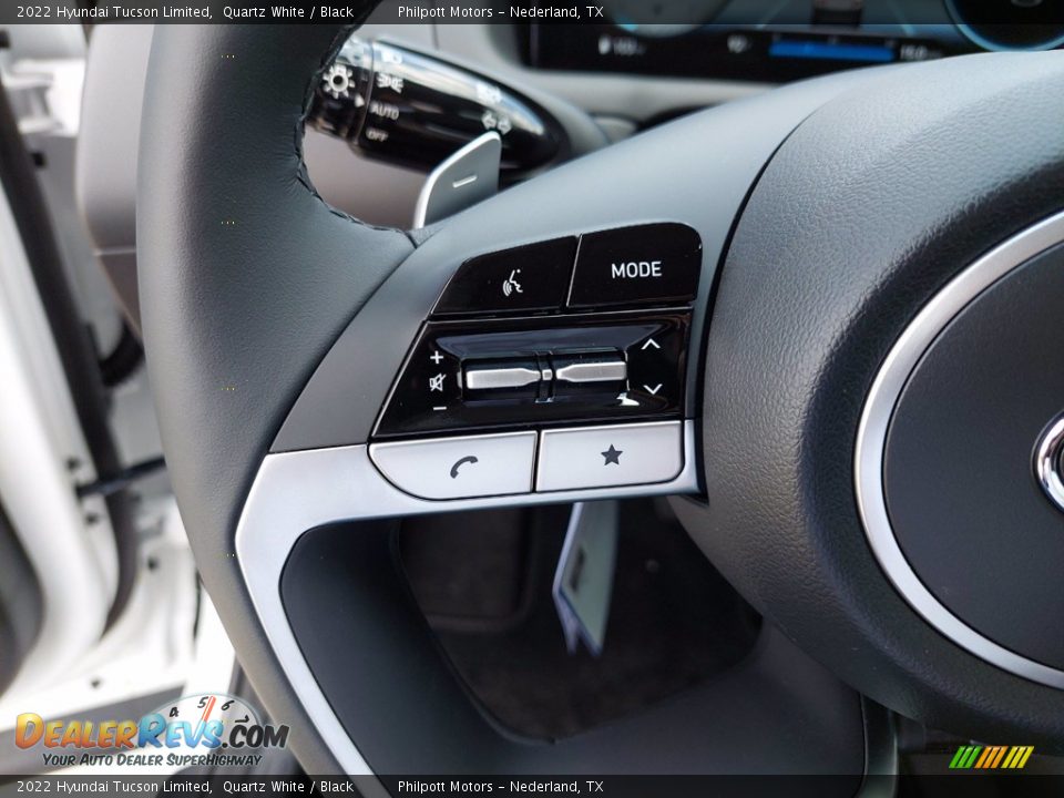 2022 Hyundai Tucson Limited Quartz White / Black Photo #14