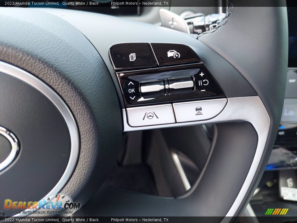 2022 Hyundai Tucson Limited Quartz White / Black Photo #15