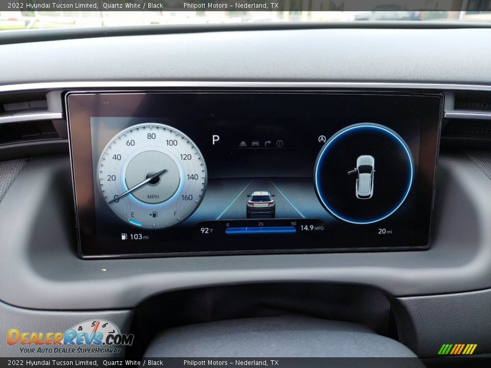 2022 Hyundai Tucson Limited Quartz White / Black Photo #16