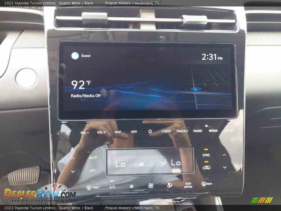 2022 Hyundai Tucson Limited Quartz White / Black Photo #17