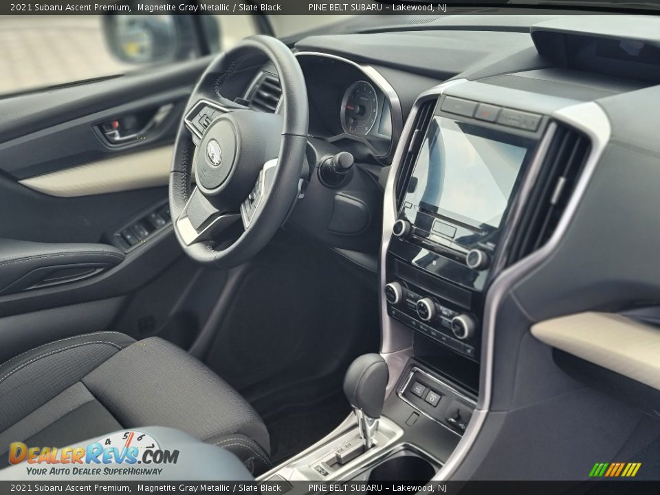 2021 Subaru Ascent Premium Magnetite Gray Metallic / Slate Black Photo #3