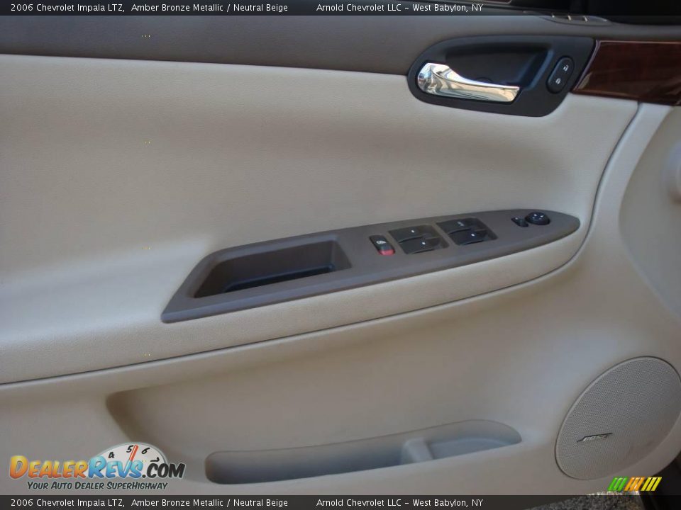 2006 Chevrolet Impala LTZ Amber Bronze Metallic / Neutral Beige Photo #8