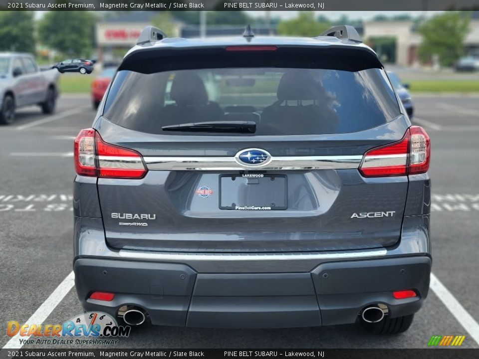 2021 Subaru Ascent Premium Magnetite Gray Metallic / Slate Black Photo #5