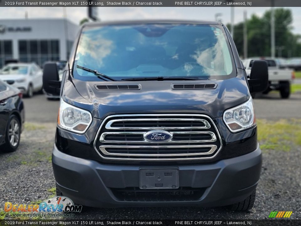 2019 Ford Transit Passenger Wagon XLT 150 LR Long Shadow Black / Charcoal black Photo #2