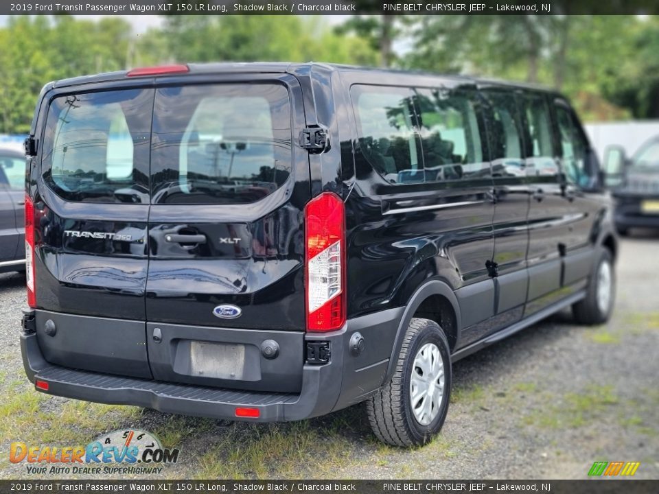 2019 Ford Transit Passenger Wagon XLT 150 LR Long Shadow Black / Charcoal black Photo #3