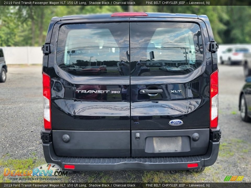 2019 Ford Transit Passenger Wagon XLT 150 LR Long Shadow Black / Charcoal black Photo #4