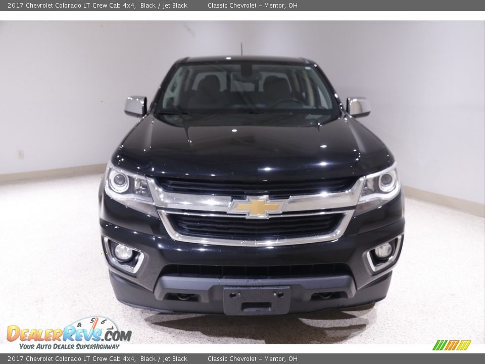 2017 Chevrolet Colorado LT Crew Cab 4x4 Black / Jet Black Photo #2