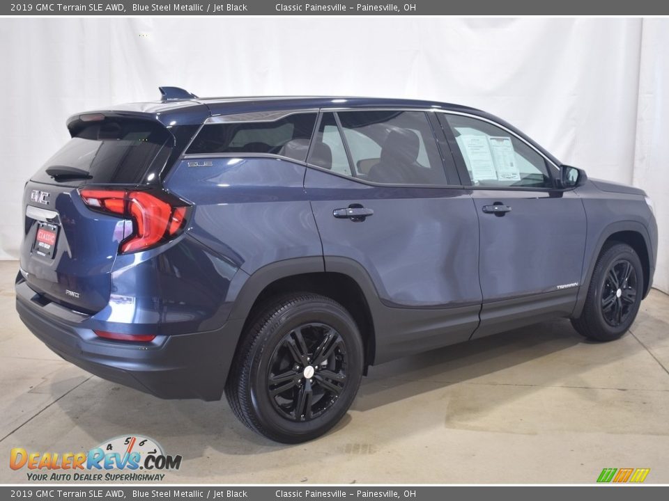 2019 GMC Terrain SLE AWD Blue Steel Metallic / Jet Black Photo #2