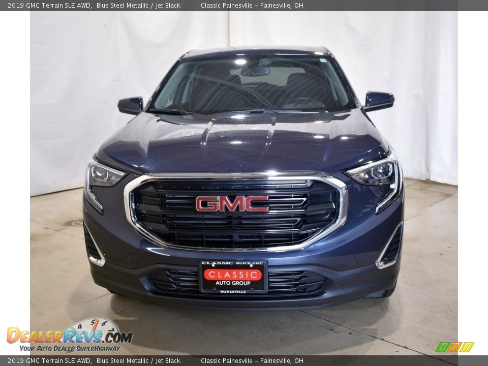 2019 GMC Terrain SLE AWD Blue Steel Metallic / Jet Black Photo #4