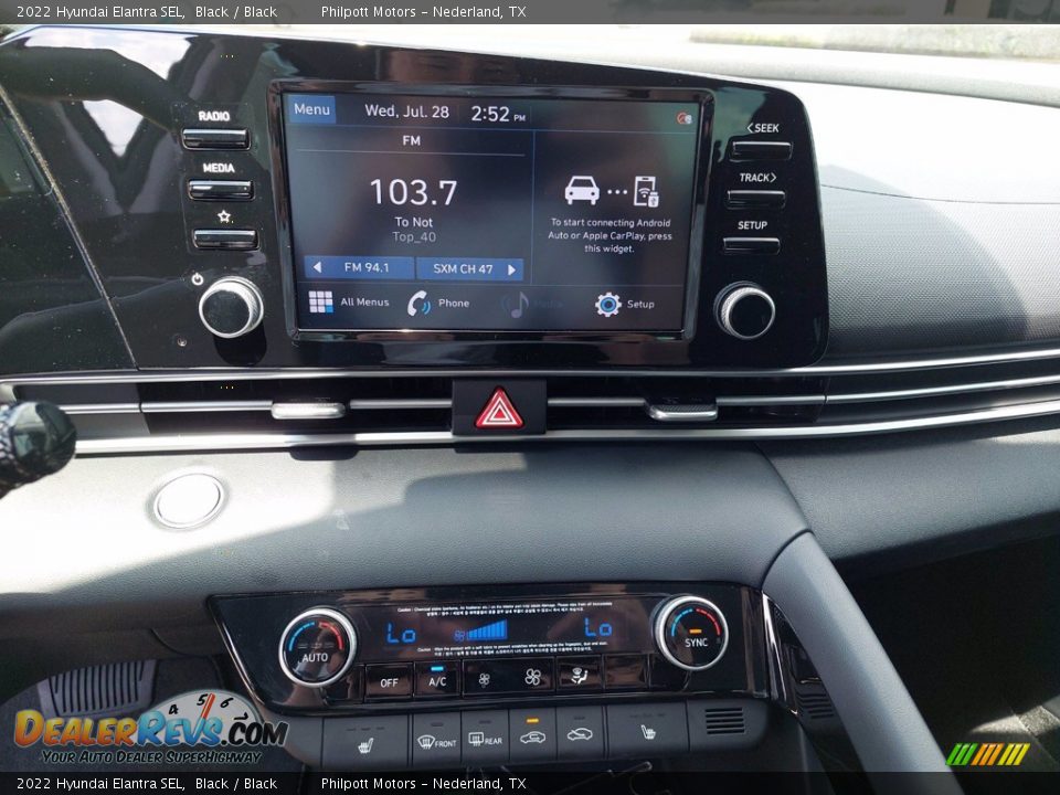 2022 Hyundai Elantra SEL Black / Black Photo #15