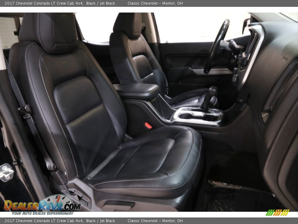 2017 Chevrolet Colorado LT Crew Cab 4x4 Black / Jet Black Photo #15