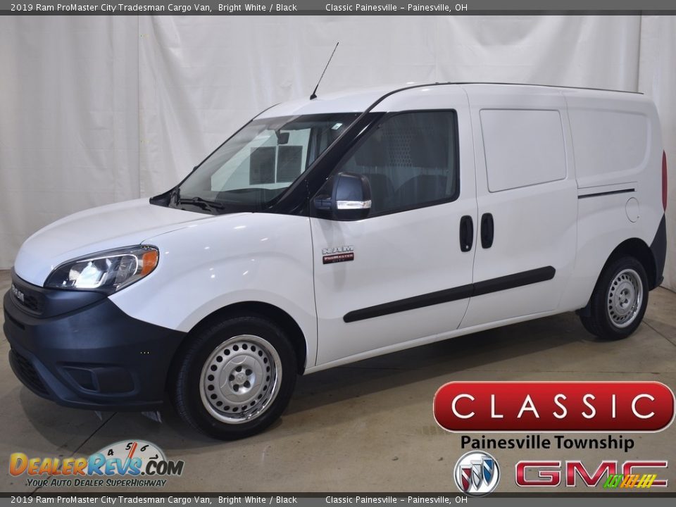 2019 Ram ProMaster City Tradesman Cargo Van Bright White / Black Photo #1