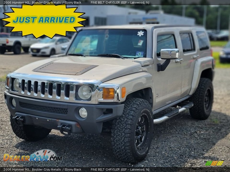 2006 Hummer H3 Boulder Gray Metallic / Ebony Black Photo #1