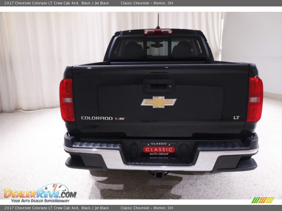 2017 Chevrolet Colorado LT Crew Cab 4x4 Black / Jet Black Photo #18