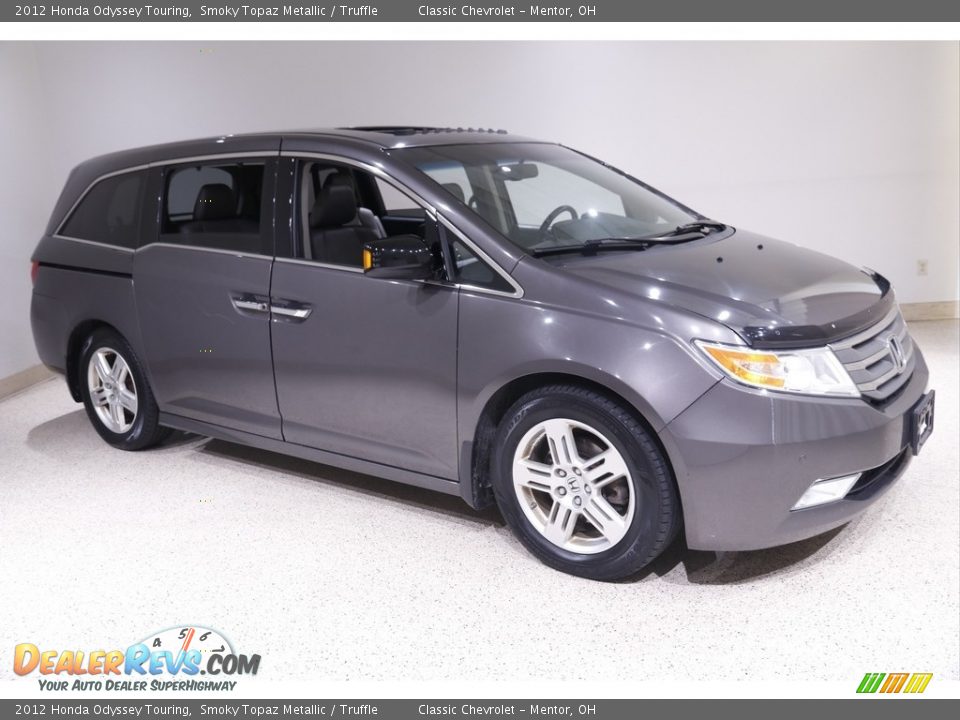 2012 Honda Odyssey Touring Smoky Topaz Metallic / Truffle Photo #1