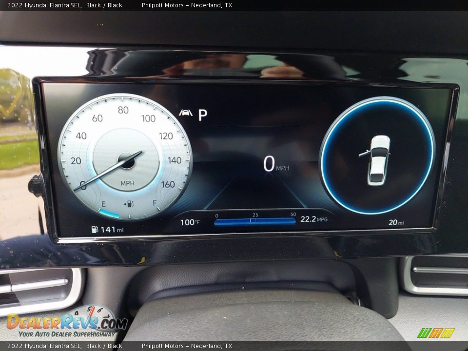 2022 Hyundai Elantra SEL Black / Black Photo #20