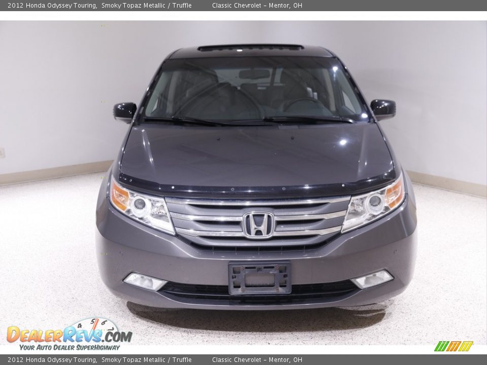 2012 Honda Odyssey Touring Smoky Topaz Metallic / Truffle Photo #2