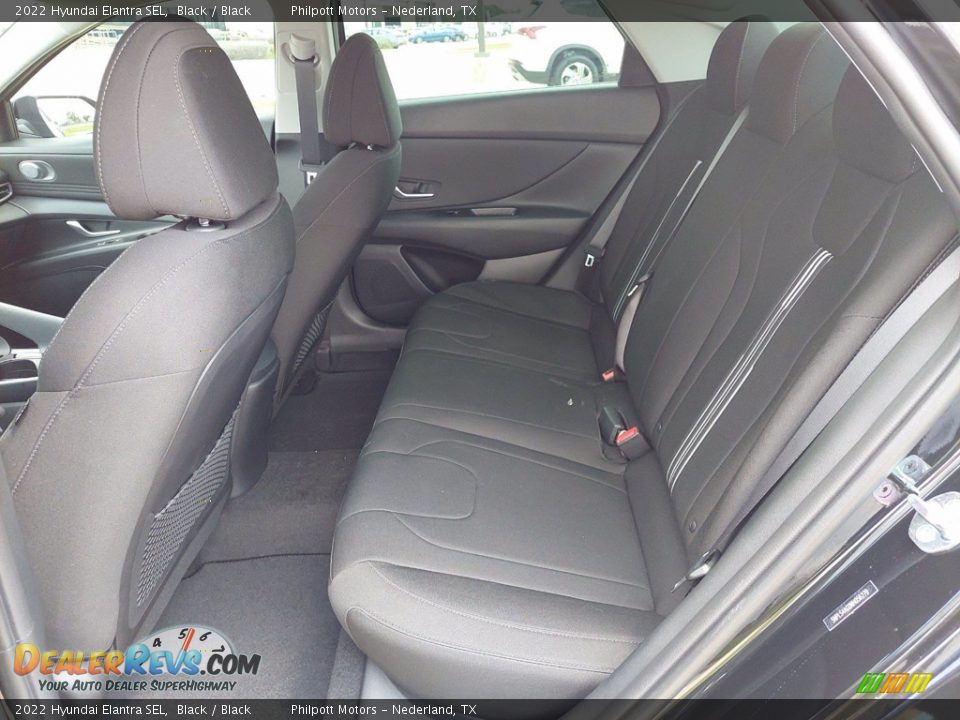 2022 Hyundai Elantra SEL Black / Black Photo #22