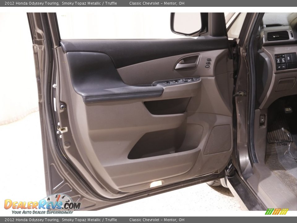 2012 Honda Odyssey Touring Smoky Topaz Metallic / Truffle Photo #4