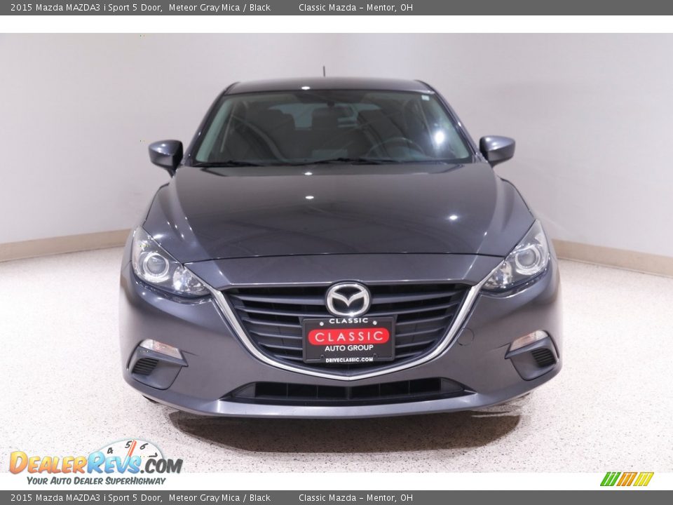 2015 Mazda MAZDA3 i Sport 5 Door Meteor Gray Mica / Black Photo #2