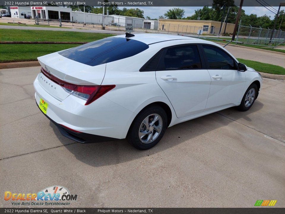 2022 Hyundai Elantra SE Quartz White / Black Photo #7