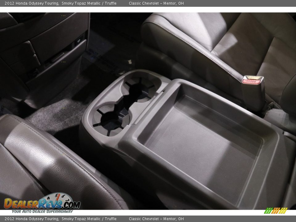 2012 Honda Odyssey Touring Smoky Topaz Metallic / Truffle Photo #17