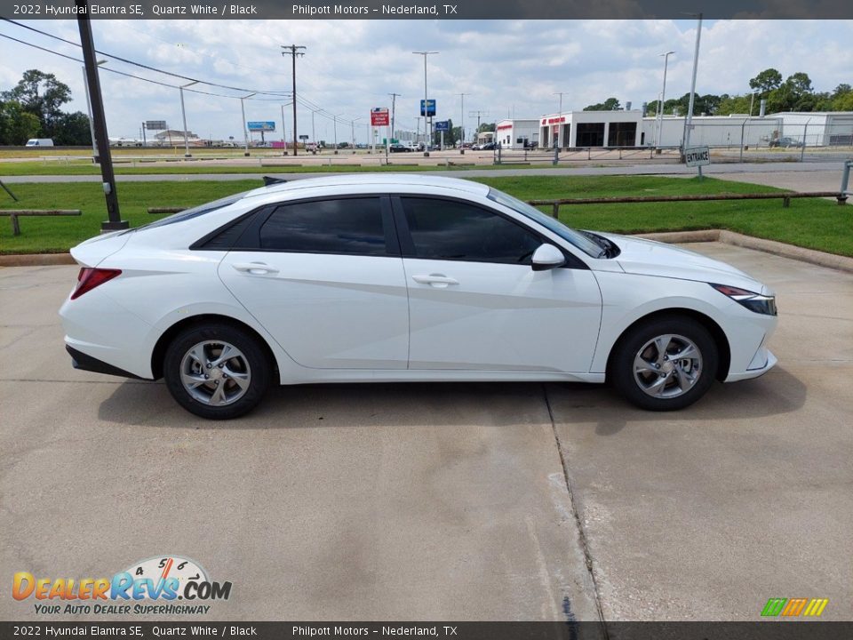 2022 Hyundai Elantra SE Quartz White / Black Photo #8