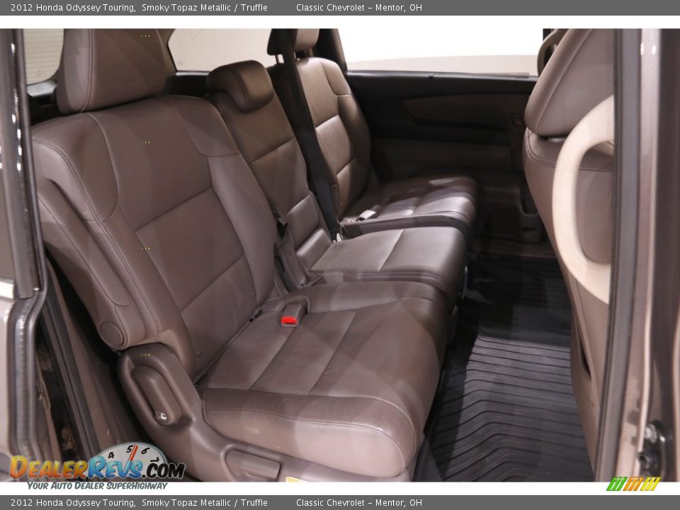 2012 Honda Odyssey Touring Smoky Topaz Metallic / Truffle Photo #19