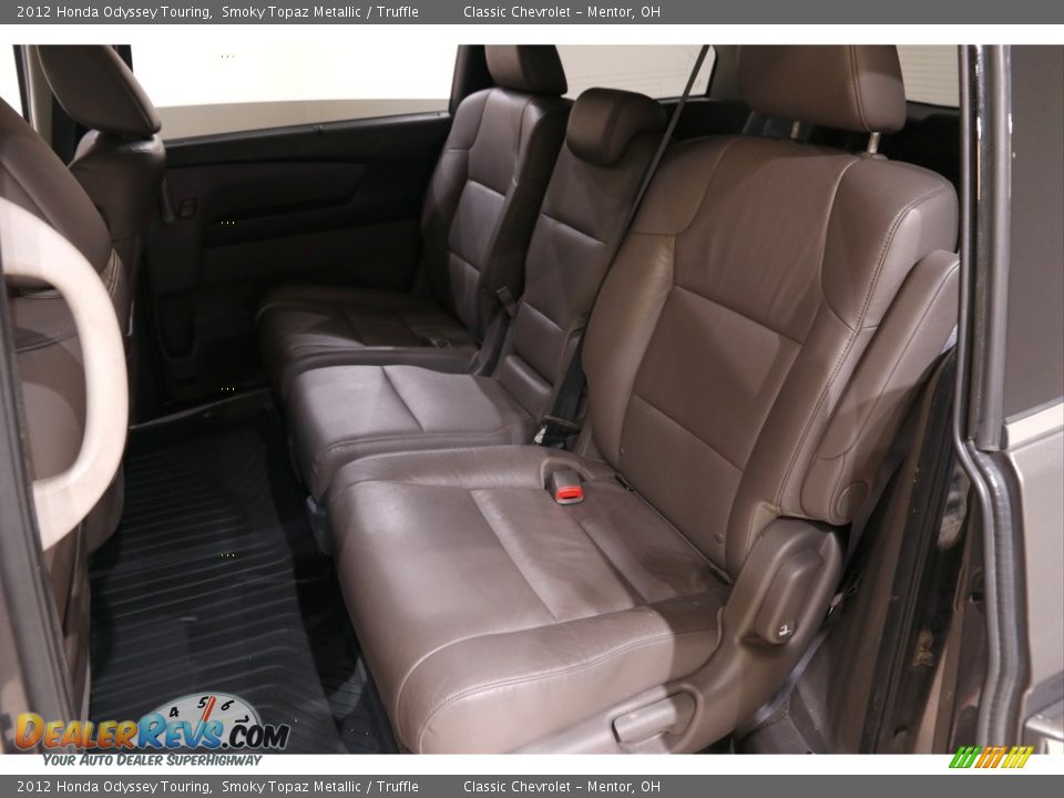 2012 Honda Odyssey Touring Smoky Topaz Metallic / Truffle Photo #20