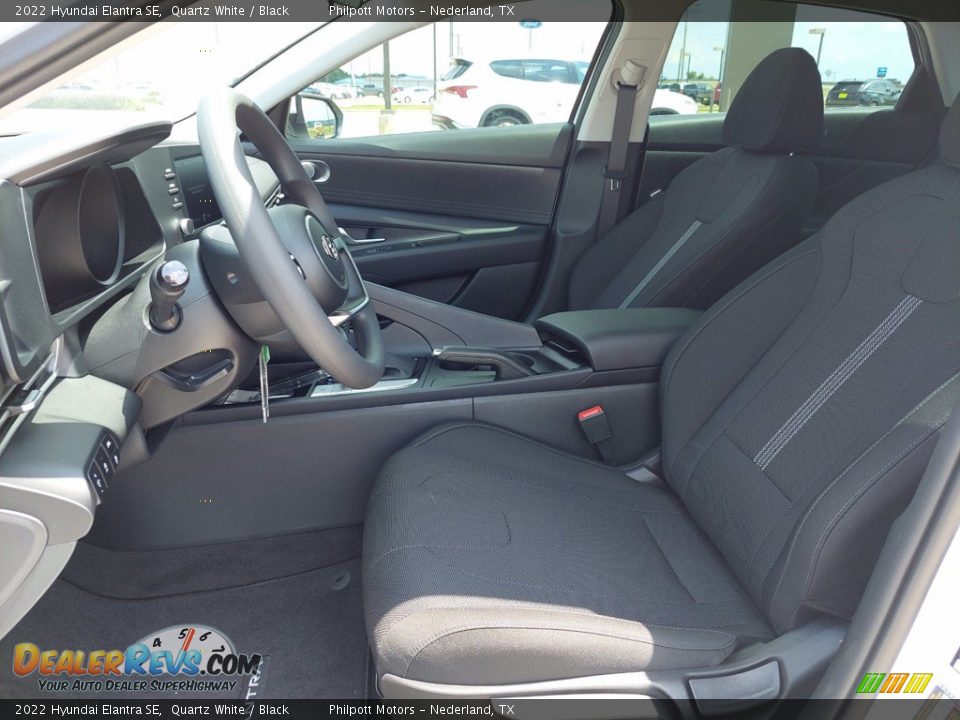 2022 Hyundai Elantra SE Quartz White / Black Photo #10