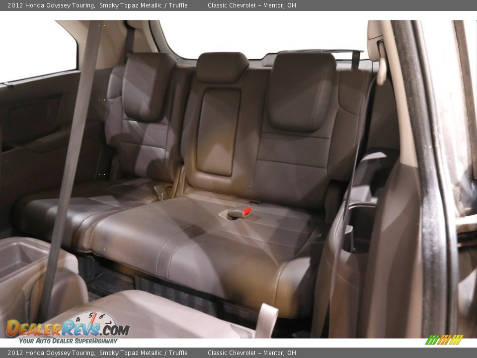 2012 Honda Odyssey Touring Smoky Topaz Metallic / Truffle Photo #21