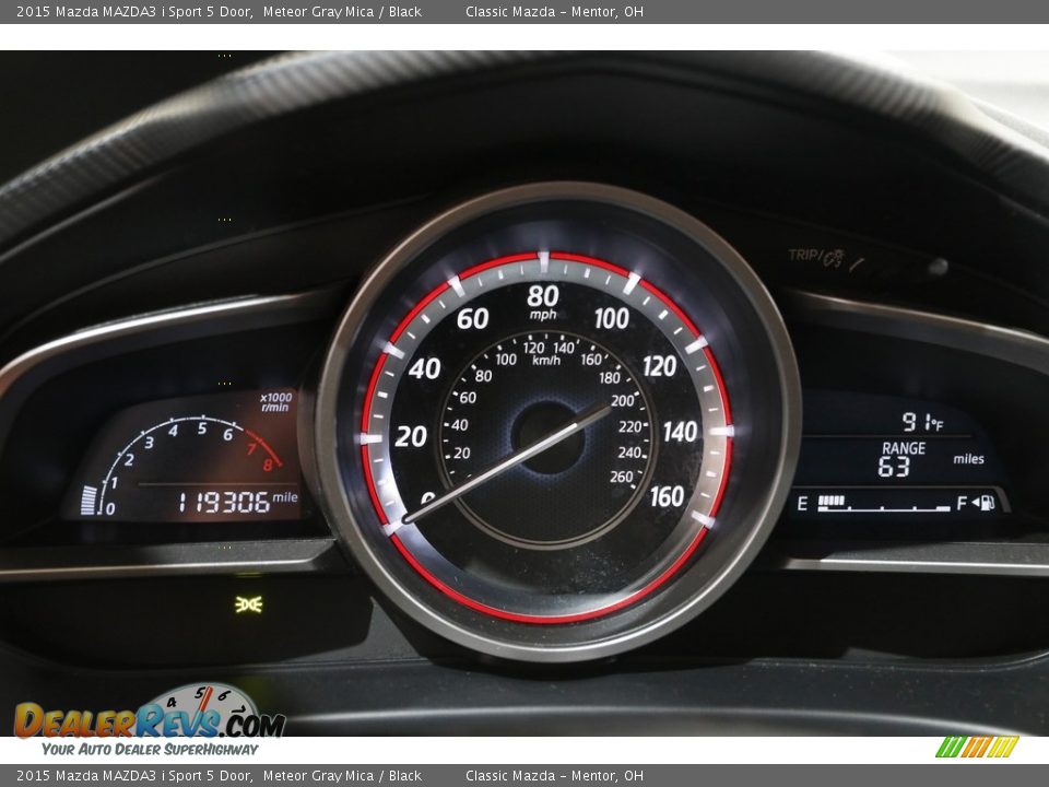 2015 Mazda MAZDA3 i Sport 5 Door Gauges Photo #8