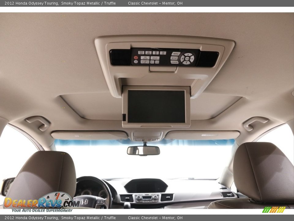 2012 Honda Odyssey Touring Smoky Topaz Metallic / Truffle Photo #22